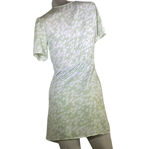 💐 Leith Mint Green Floral Mini Dress Size XS - Picture 4 of 7